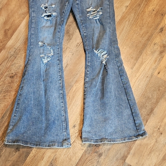 Rue21 Blue Flare & Wide Leg Jeans - Picture 4 of 8